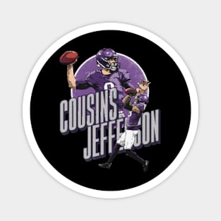 Kirk Cousins & Justin Jefferson Minnesota Connection Magnet